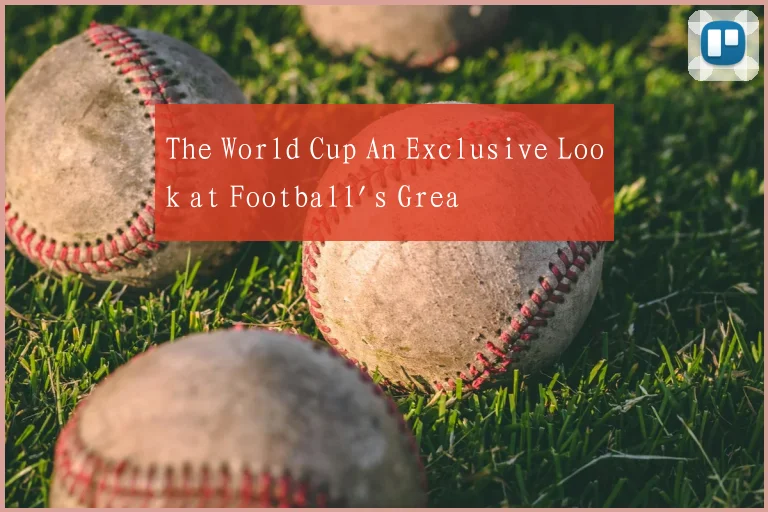 The World Cup An Exclusive Look at Football's Grea