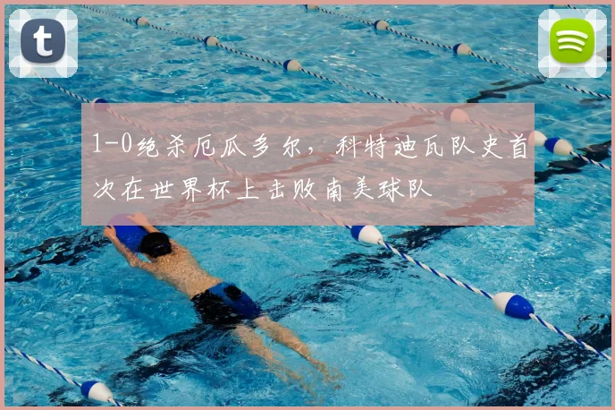 1-0绝杀厄瓜多尔，科特迪瓦队史首次在世界杯上击败南美球队