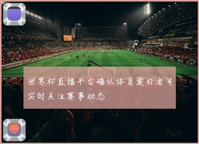 世界杯直播平台确认体育爱好者可实时关注赛事动态