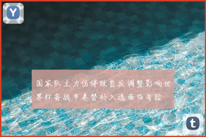国家队主力伤停致首发调整影响世界杯备战节奏替补入选面临考验